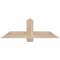 Ekena Millwork Eugene Smooth Timber Gable Bracket, Douglas Fir, 48"W x 16"H x 1 1/2"D x 5 1/2"F, 8/12 Pitch GBW048X16X0206EUG00SDF - alternate 1